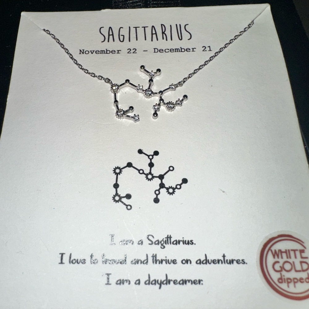 Urban Outfitters Sagittarius Necklace in Silver